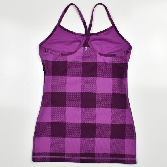 Ivivva Racerback Plaid Tank Top 12 - Picture 3 of 4